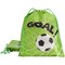 12 Pack Soccer Drawstring Gift Bags with Goal Print for Sports Party Favors, Goodies, Treats (10 x 12 In)